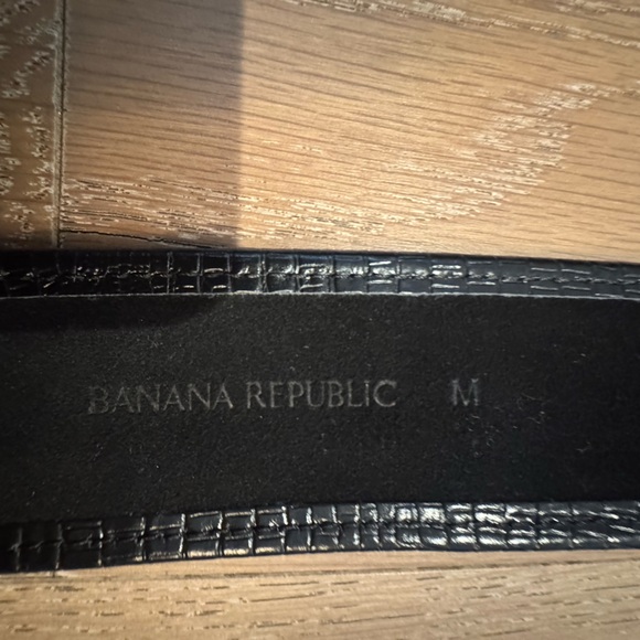 Banana Republic yute and leather belt size Medium. Perfect conditions main image 4